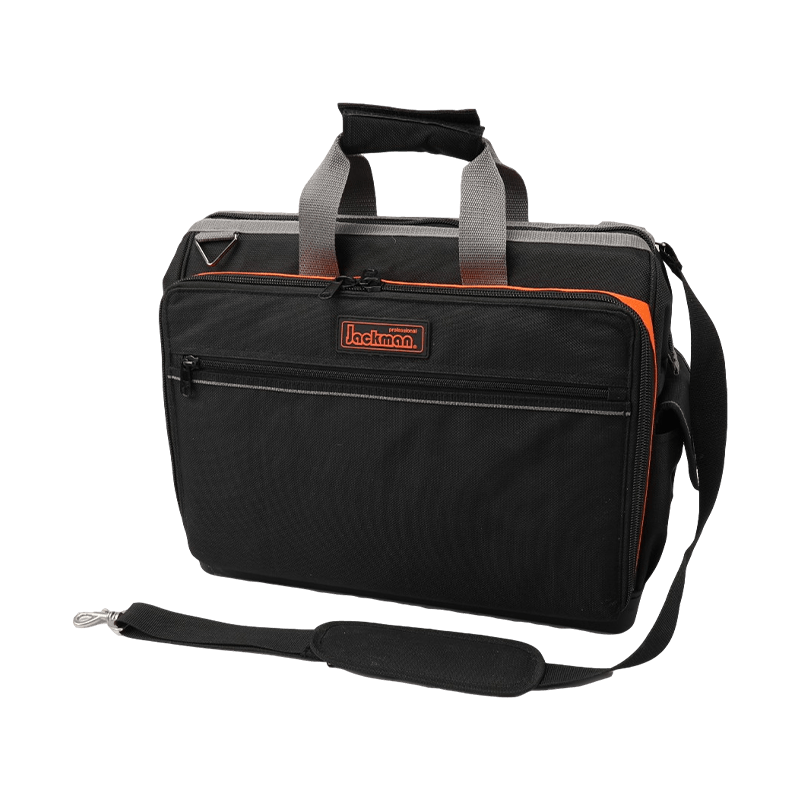 17' 45 TASCHEN UND HALTERUNGEN BEIDSEITIG OFFEN TECHNISCHE WERKZEUGTASCHE FÜR LAPTOP MIT WASSERDICHTEM TPR-BODEN, JKB-25519-17