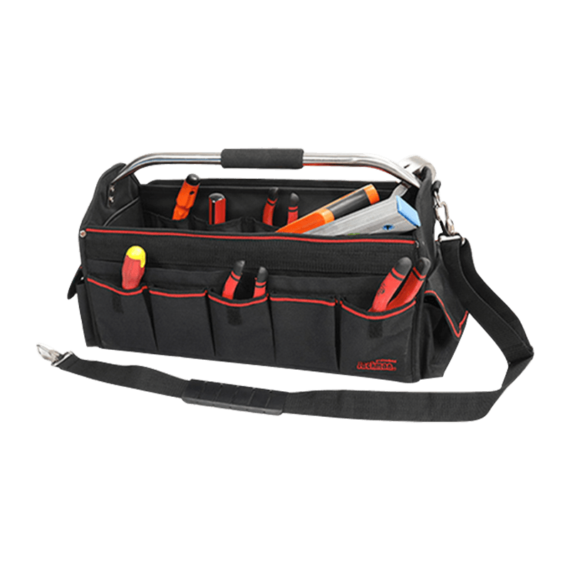 FALTBARER 20-ZOLL-WERKZEUGTASCHE MIT ABDECKUNG UND STAHLGRIFF JKB-764F13-20