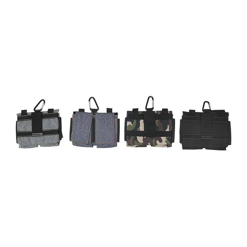 Schwarze doppelte Handytaschen JKB-108618BK