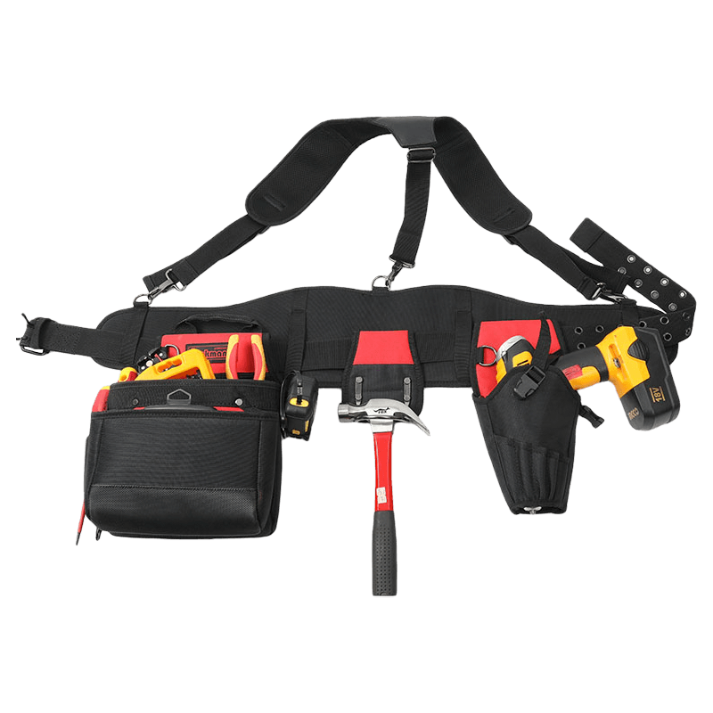 Robuster 5-teiliger Mähdrescher-Arbeitsgürtel mit Aufhängegurt JKB-3504