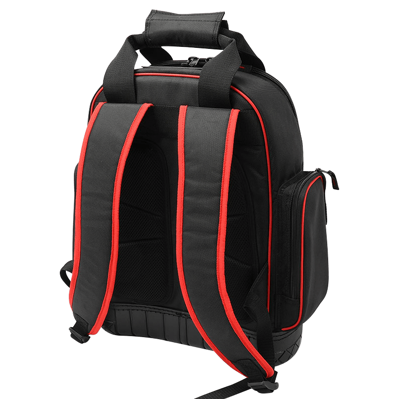 WERKZEUGRUCKSACK MIT HOCHLEISTUNGSHARTEM BODEN, 5 CM BREITER REFLEXSTREIFEN JKB-639H19