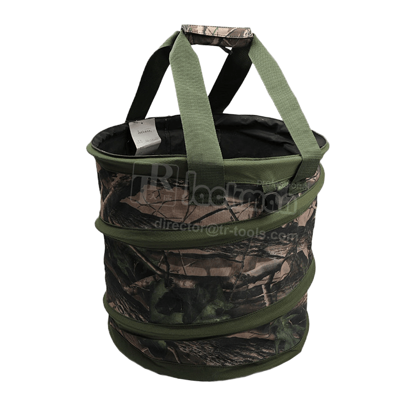 40 cm Faltbarer Federwerkzeugeimer, Camo JKB-22016-CA 40MM