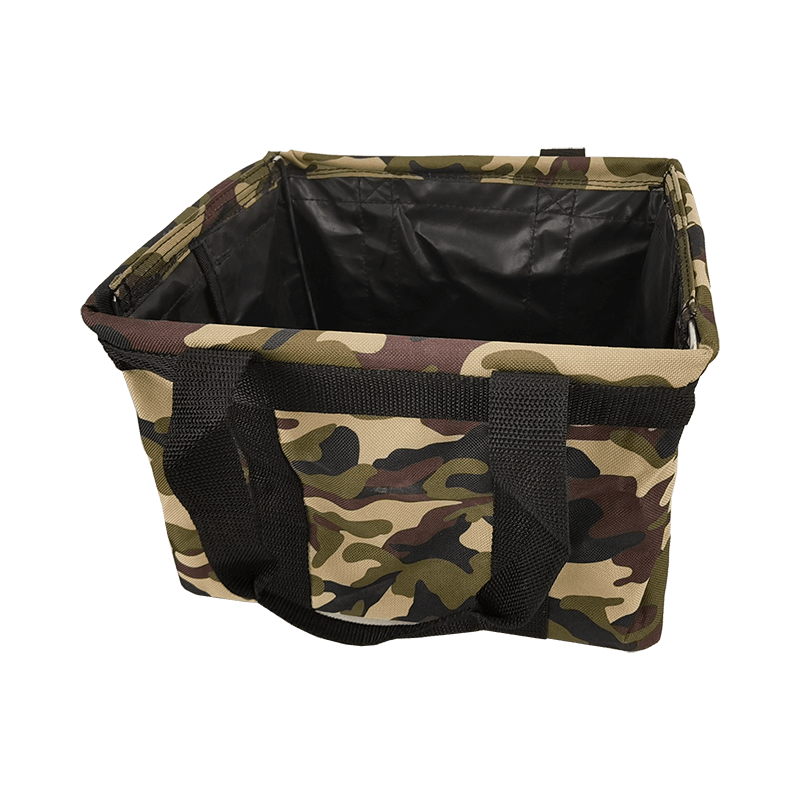 18 cm faltbare rechteckige Werkzeugtasche, Camo, JKB-702-2-CA
