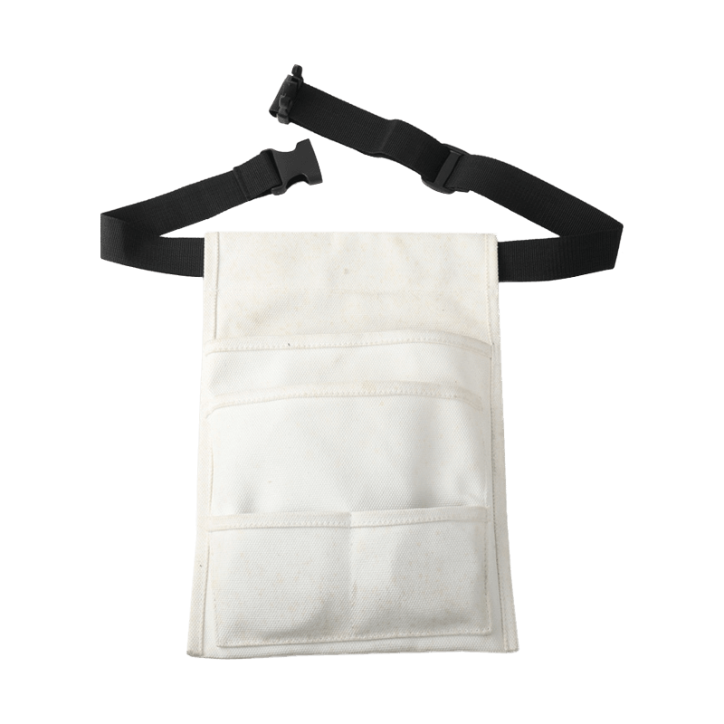 WEIßES LEINWAND VIER TASCHEN MEHRZWECK-SIGNLE-TAILLEN-WERKZEUGTASCHE JKB-323813-C