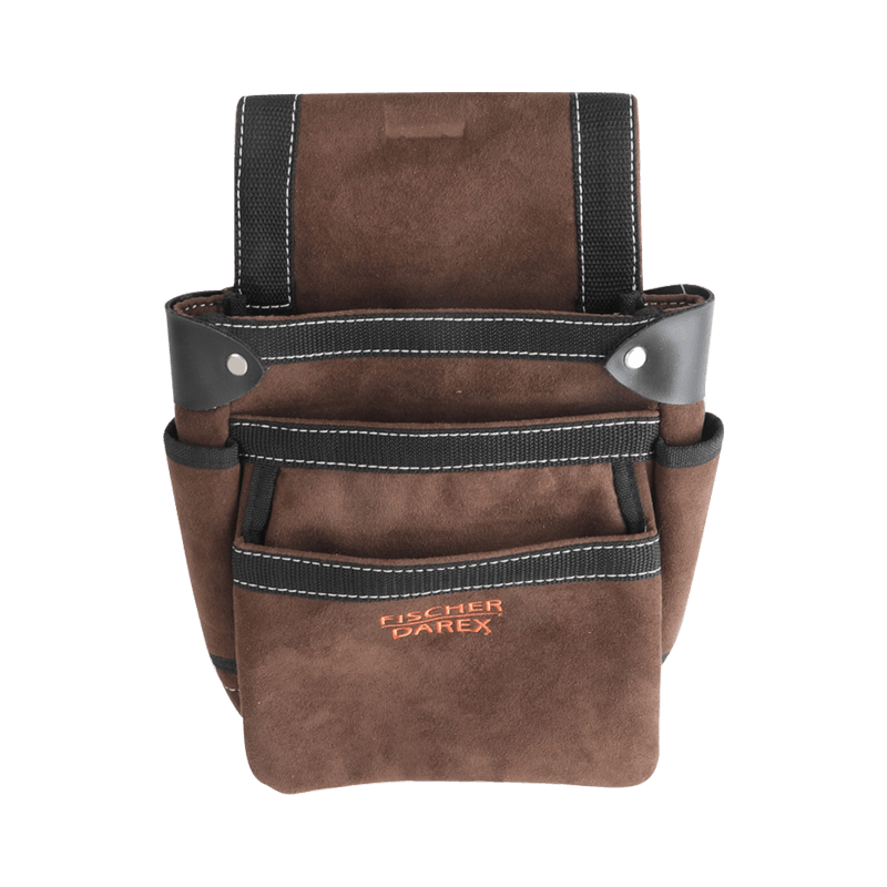 WILDLEDER 5 TASCHEN MEHRZWECK-WERKZEUGTASCHE MIT EINER HÜTTE JKB-43013-V