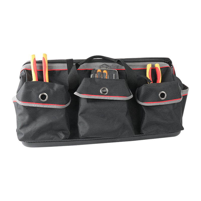 Professionelle 24-Zoll-Werkzeugtasche mit hartem Boden und Zuggriff JKB-24921