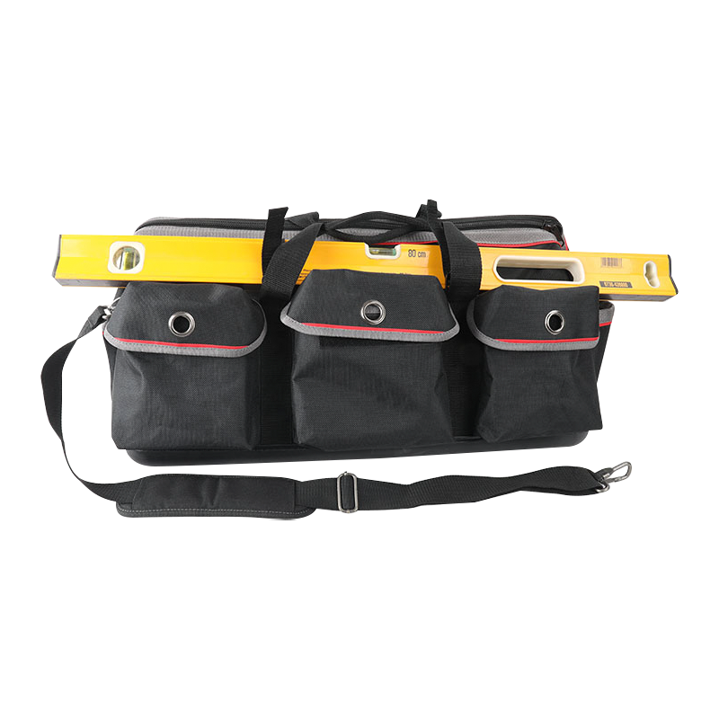 Professionelle 24-Zoll-Werkzeugtasche mit hartem Boden und Zuggriff JKB-24921